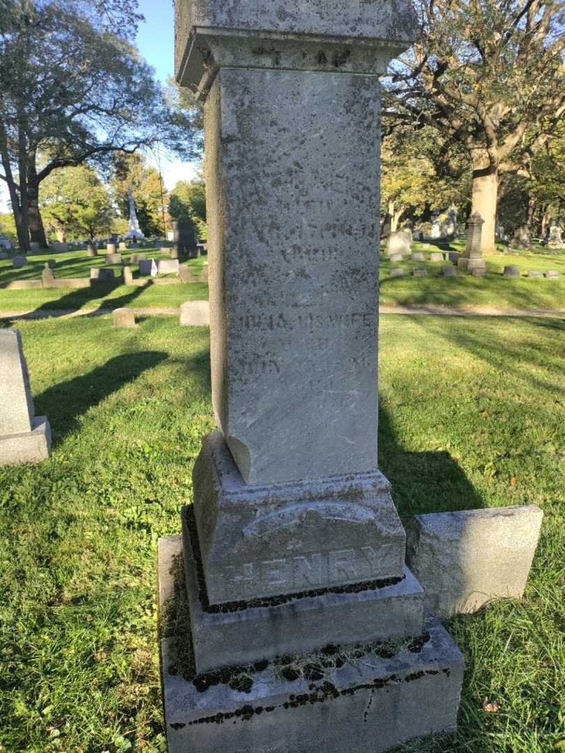 Clayton F. Henry's grave. Photo 2
