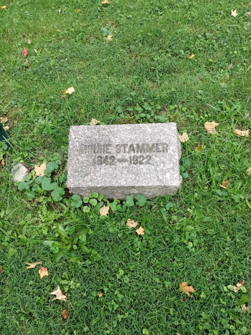 Minnie Stammer's grave. Photo 2