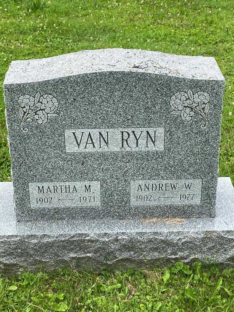 Martha M. Van Ryn's grave. Photo 3