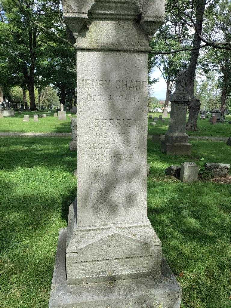 Henry Sharp's grave. Photo 3