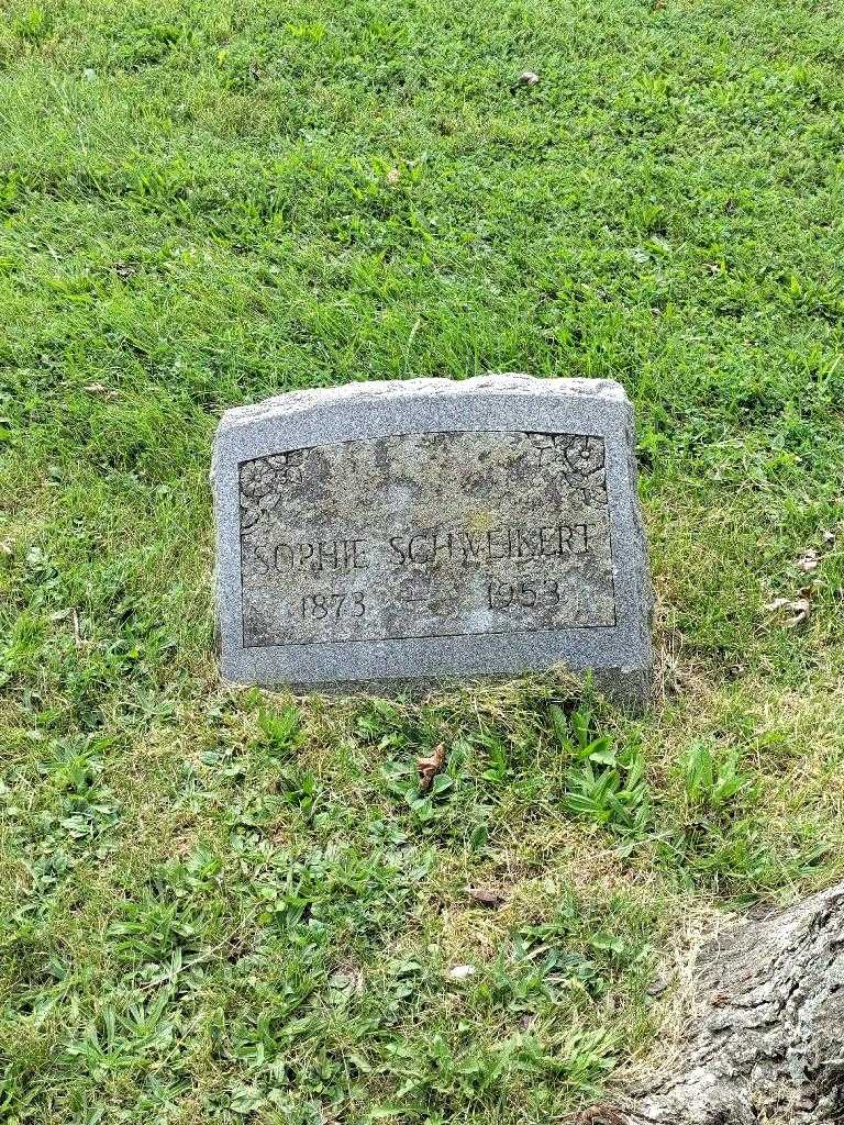 Sophie E. Schweikert's grave. Photo 2