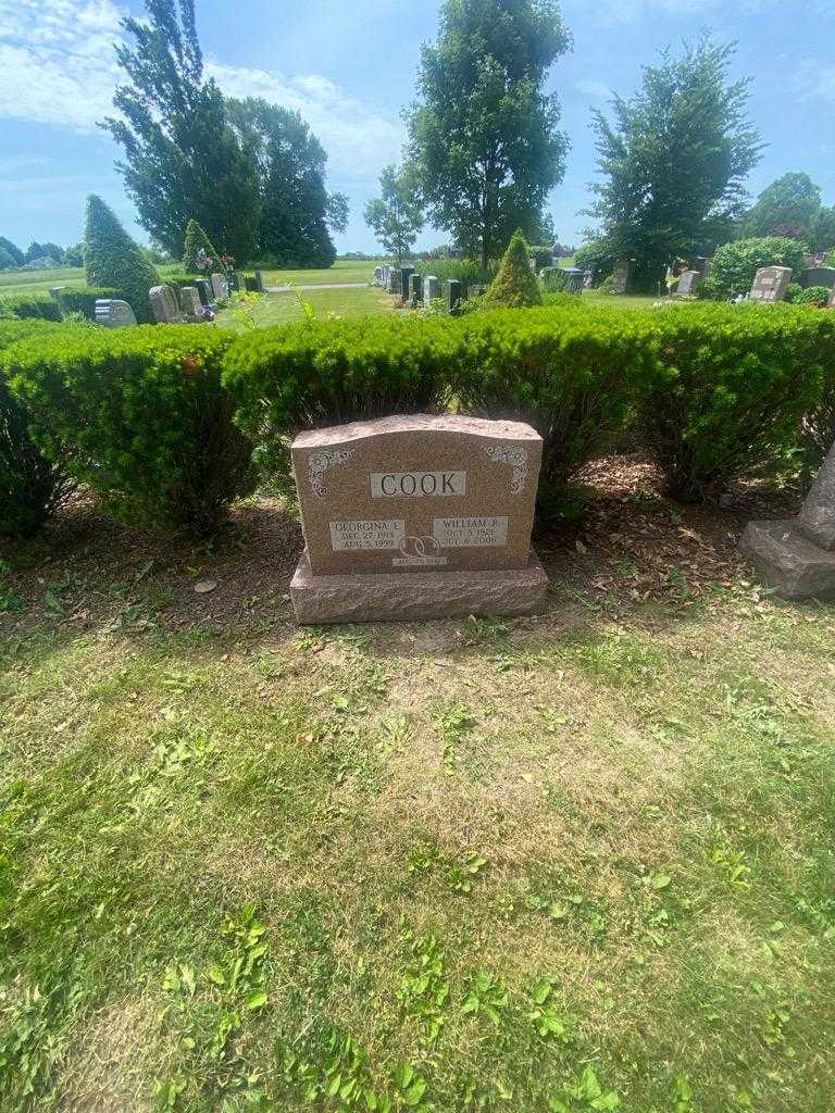 William R. Cook's grave. Photo 1