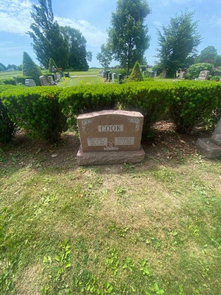 Georgina E. Cook's grave. Photo 1