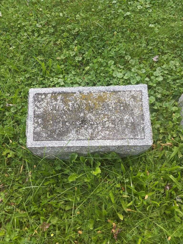 William M. Agley's grave. Photo 1