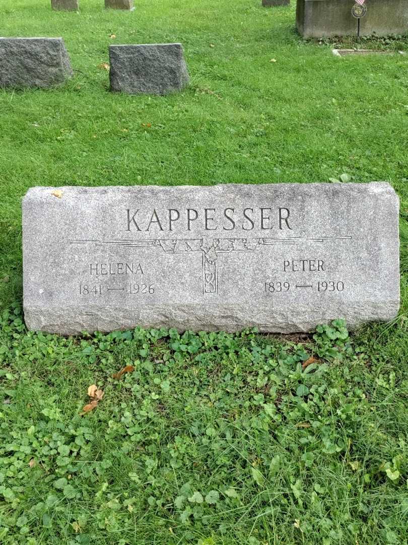 Helena Kappesser's grave. Photo 3
