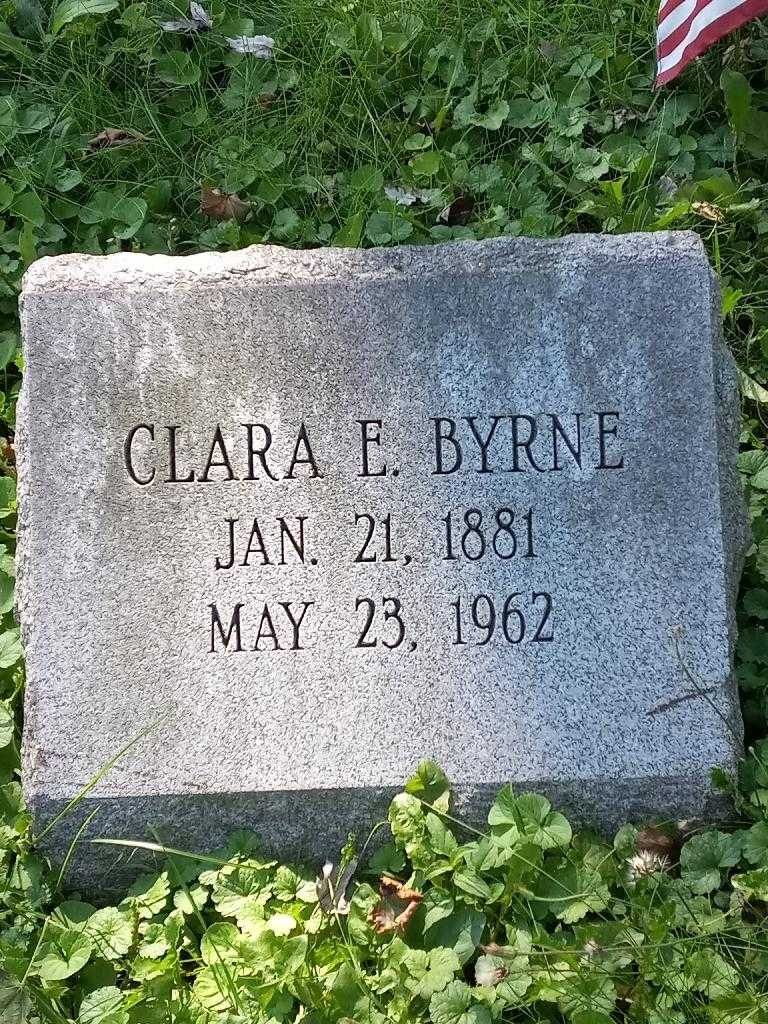 Clara E. Byrne's grave. Photo 3