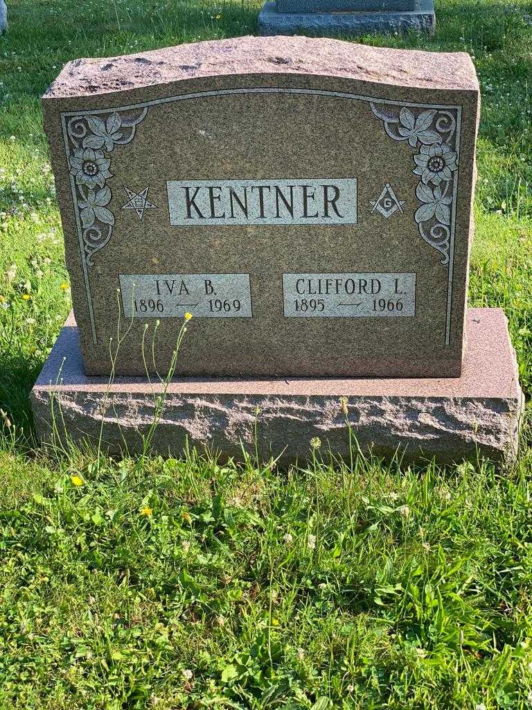 Iva B. Kentner's grave. Photo 3
