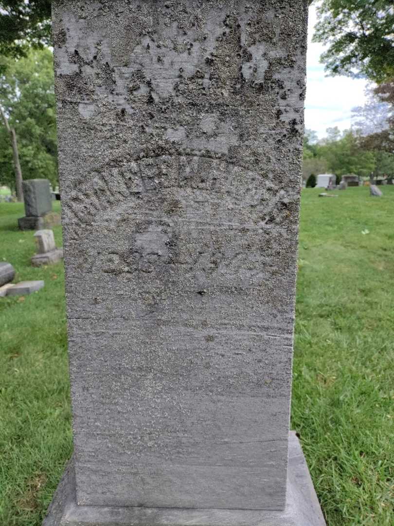 Frances M. Harris's grave. Photo 3