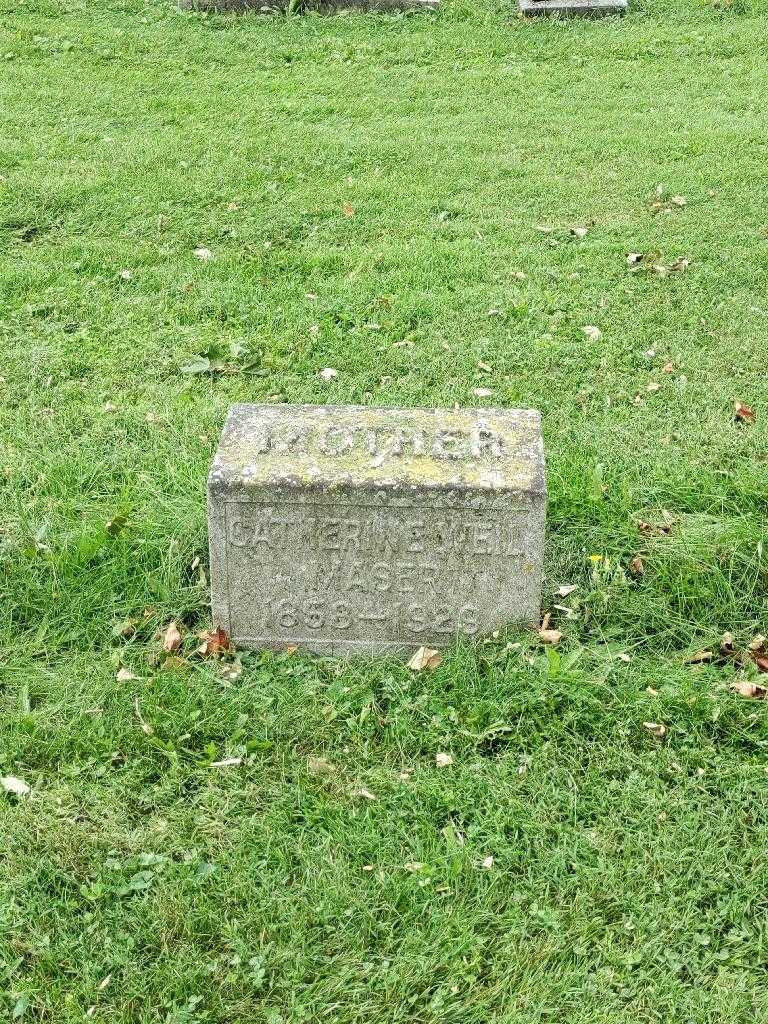 Catherine Weil Maser's grave. Photo 2