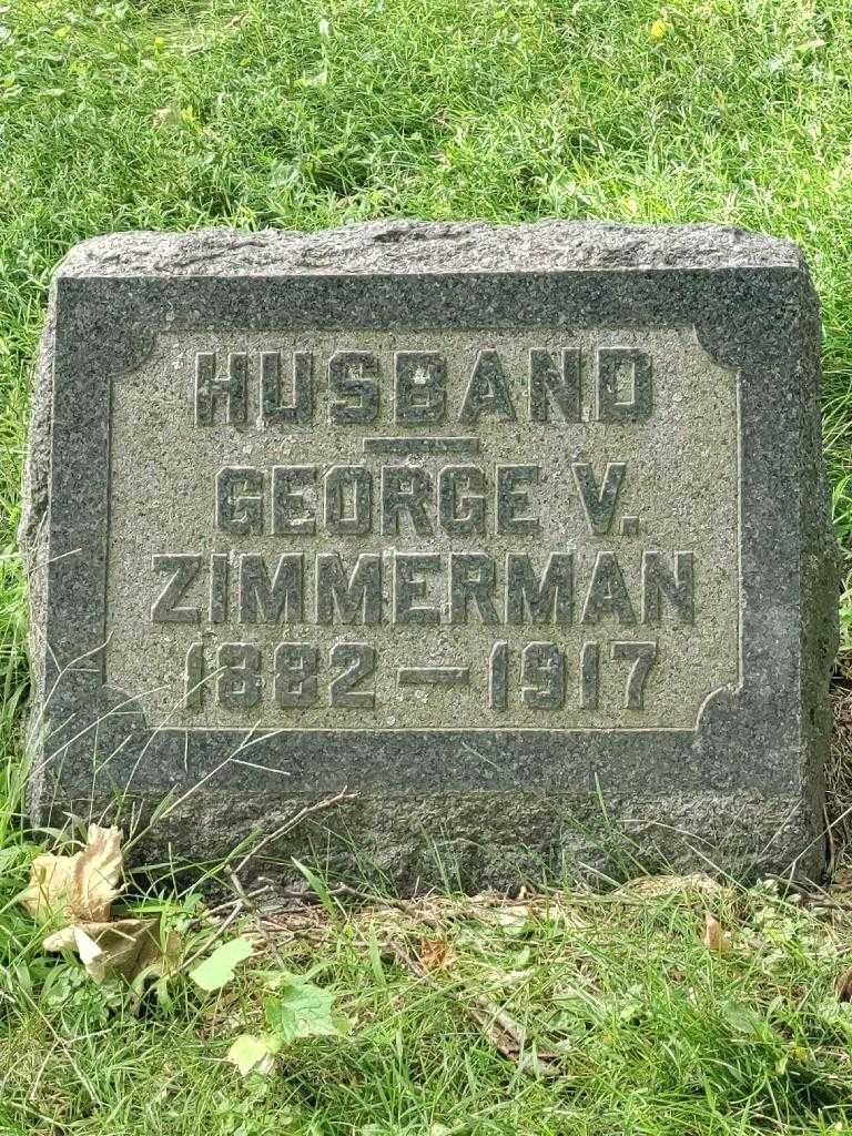 George V. Zimmerman's grave. Photo 3