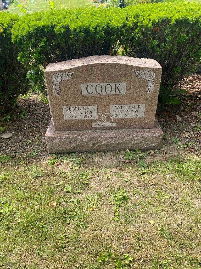 Georgina E. Cook's grave. Photo 2