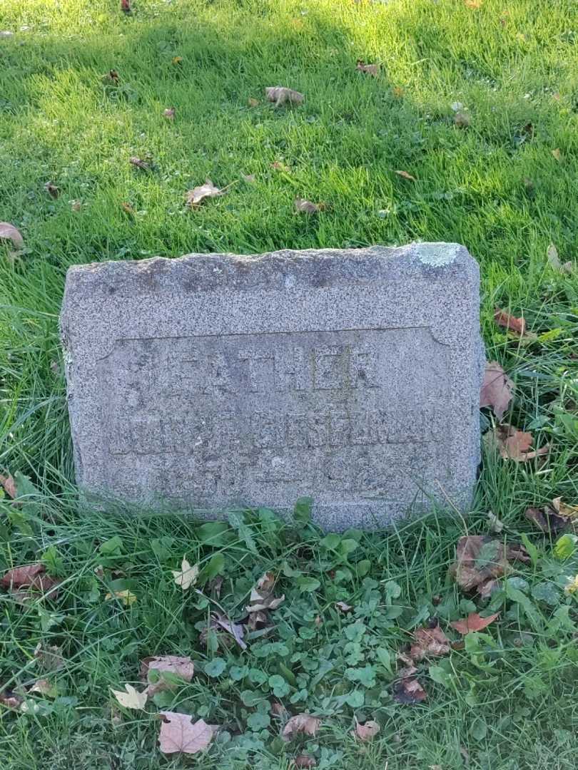 John F. Gieselman's grave. Photo 3