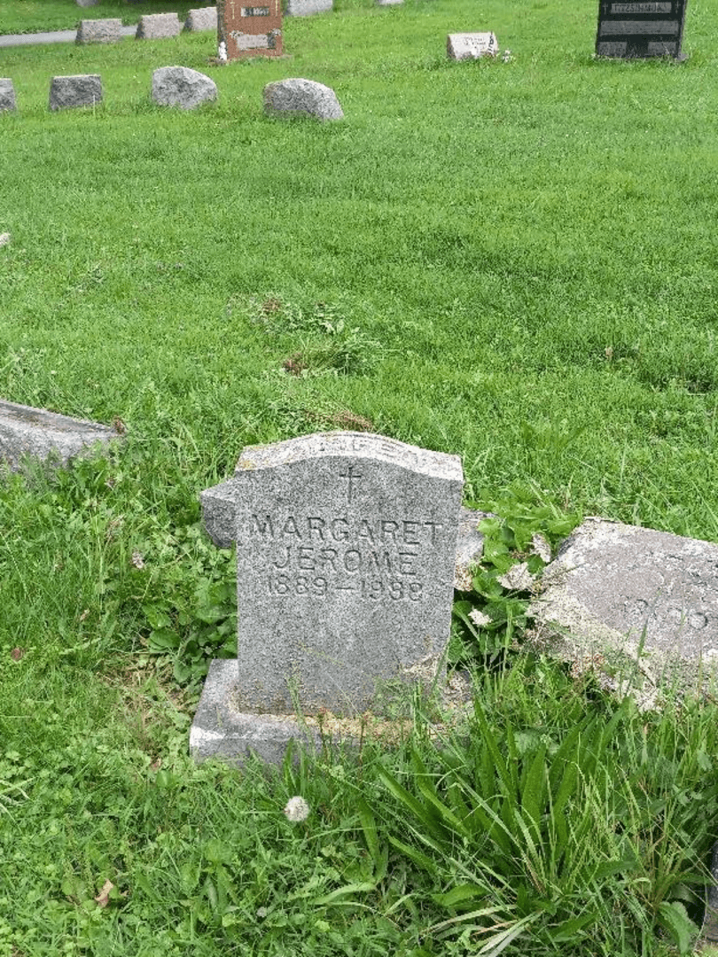 Margaret Jerome's grave. Photo 3