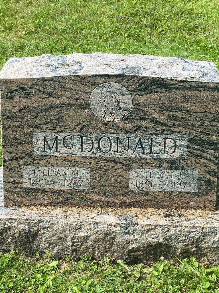 Hugh J. McDonald's grave. Photo 1