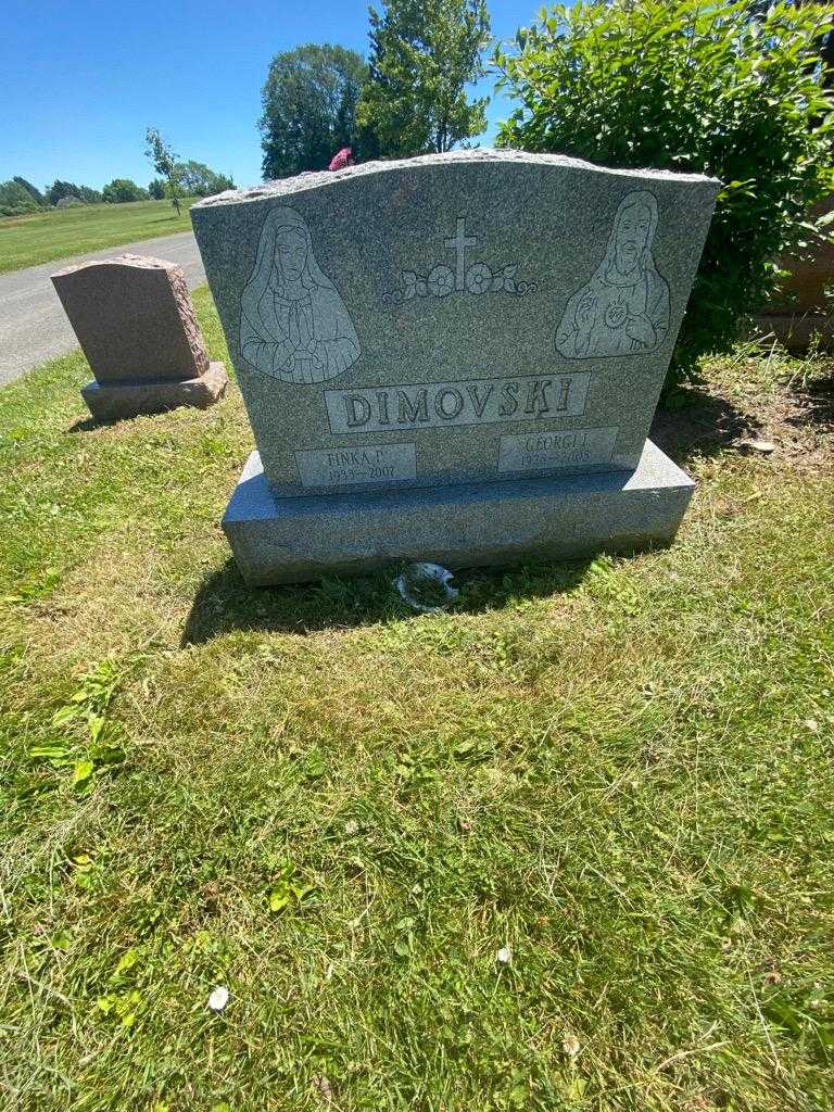 Finka P. Dimovski's grave. Photo 1