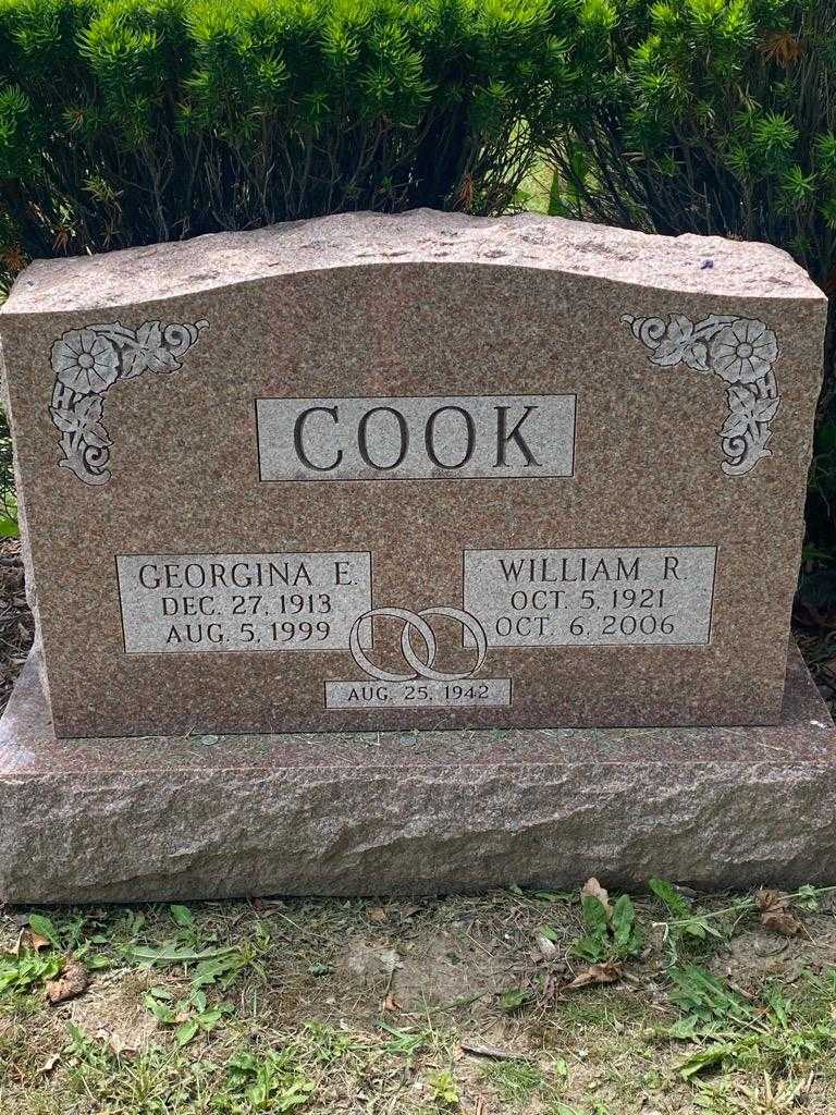 Georgina E. Cook's grave. Photo 3