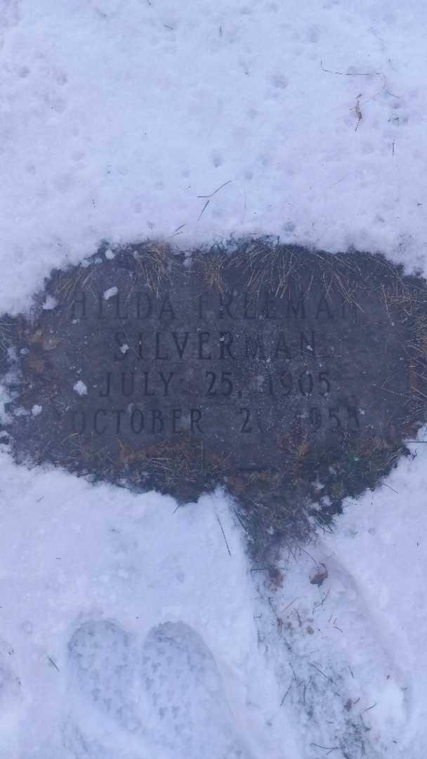 Hilda Silverman's grave. Photo 2