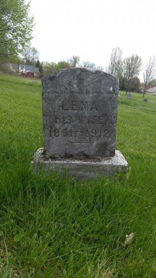 Lena S. Blattner's grave. Photo 2