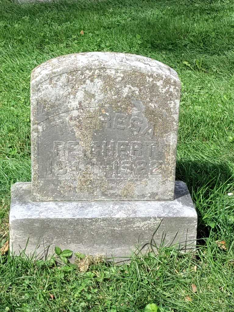 Theresa Reichert's grave. Photo 3