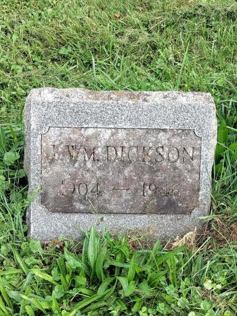 William J. Dickson's grave. Photo 3