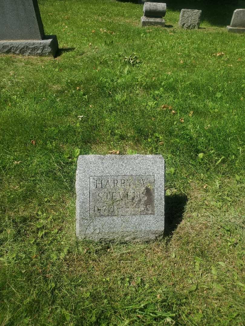 Harry William Stevens's grave. Photo 2