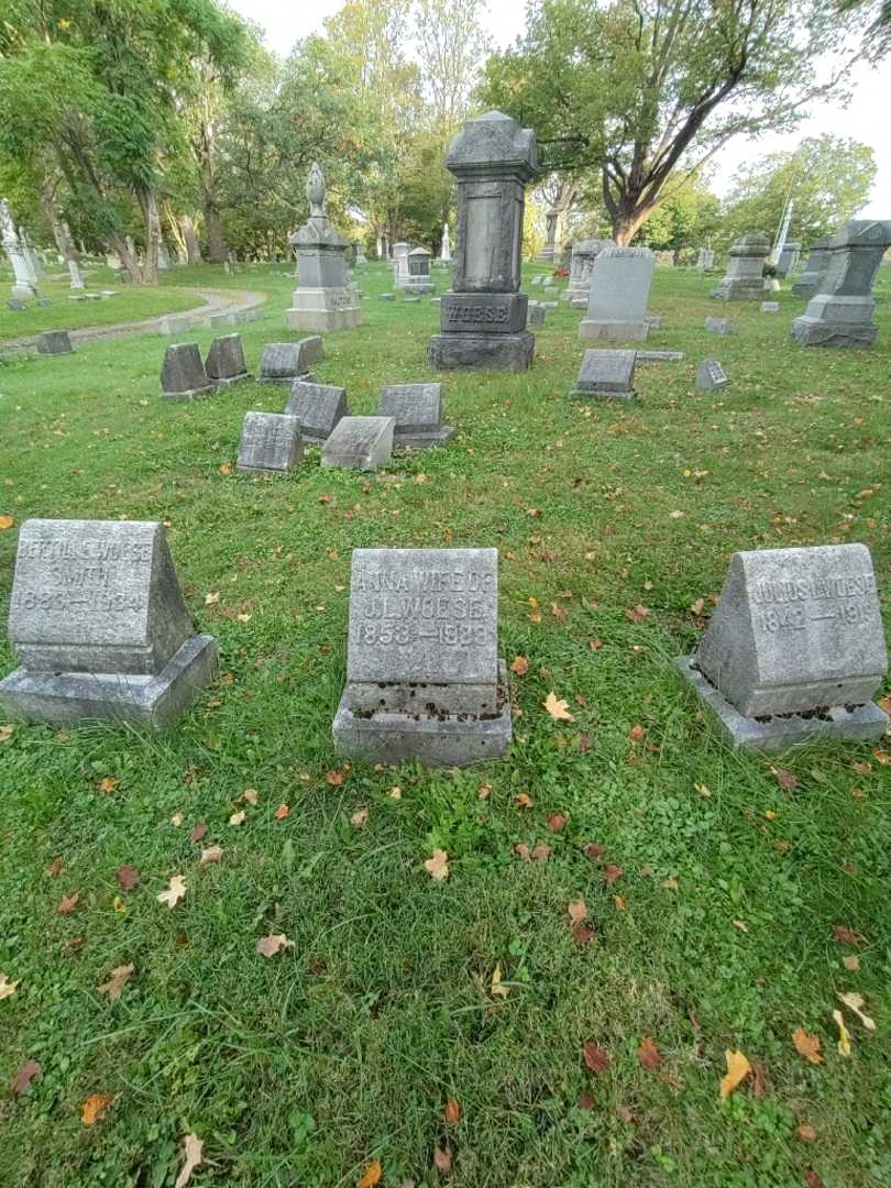 Anna R. Woese's grave. Photo 1