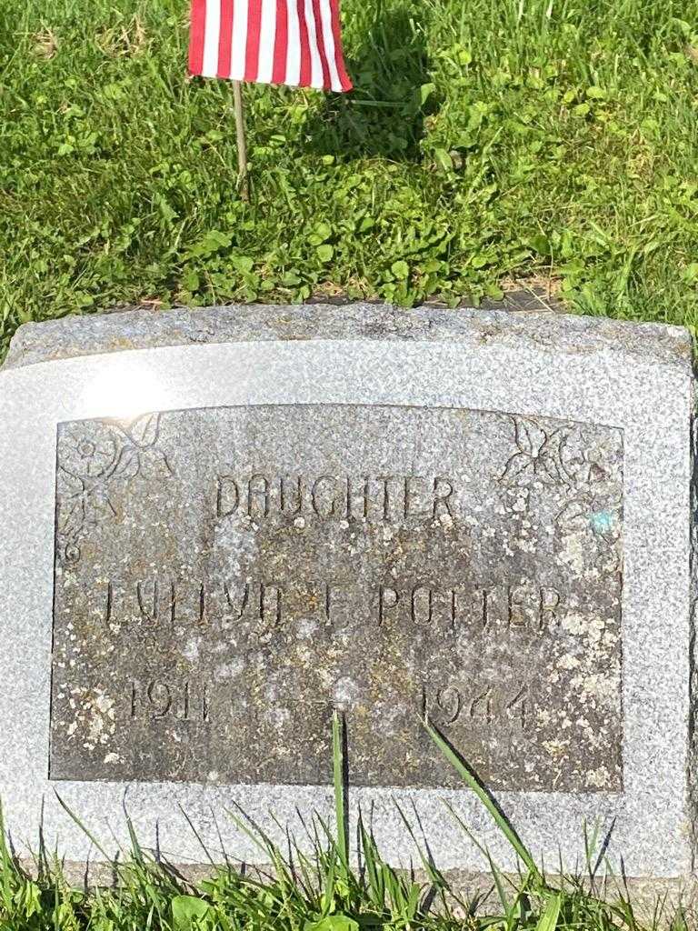 Evelyn F. Potter's grave. Photo 3