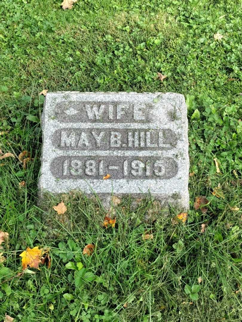 May B. Hill's grave. Photo 2