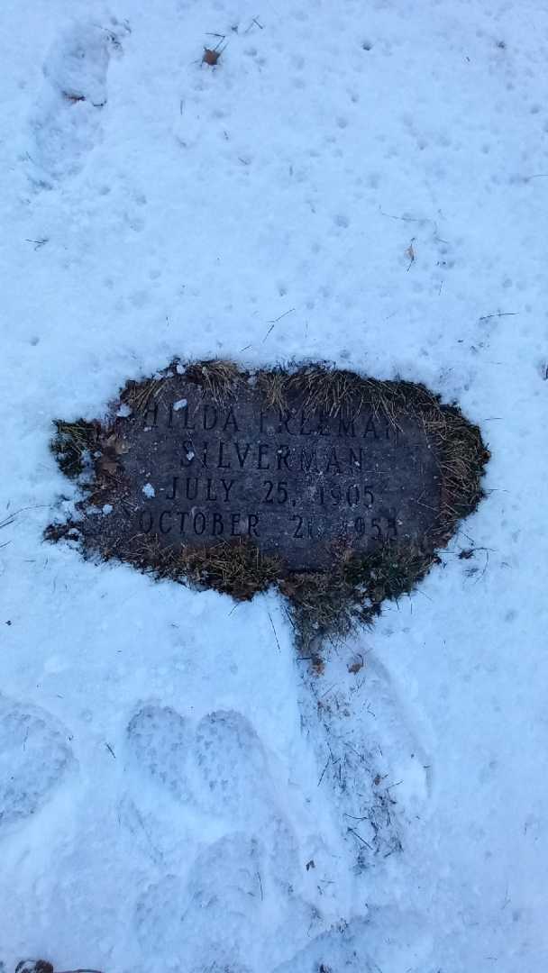 Hilda Silverman's grave. Photo 3