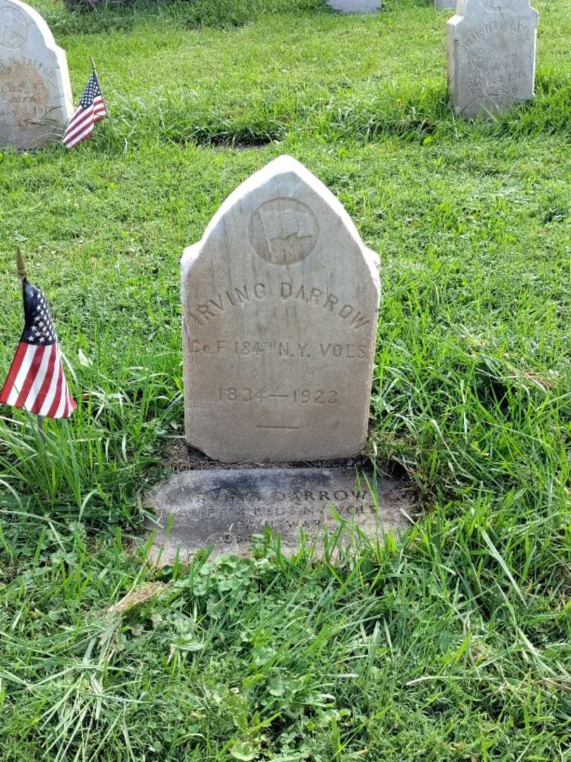 Irving Darrow's grave. Photo 2