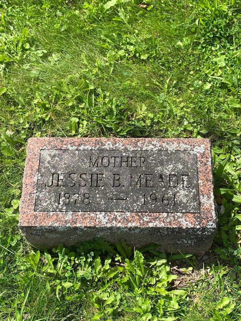 Jessie B. Meade's grave. Photo 3