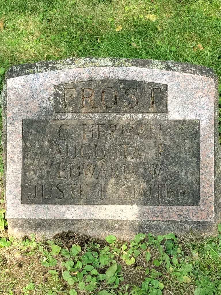 Edward W. Frost's grave. Photo 3