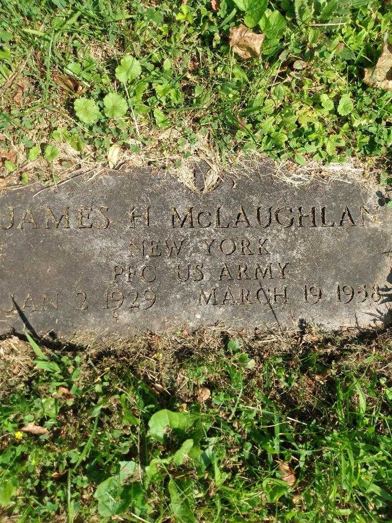 James H. McLaughlan US Army's grave. Photo 1