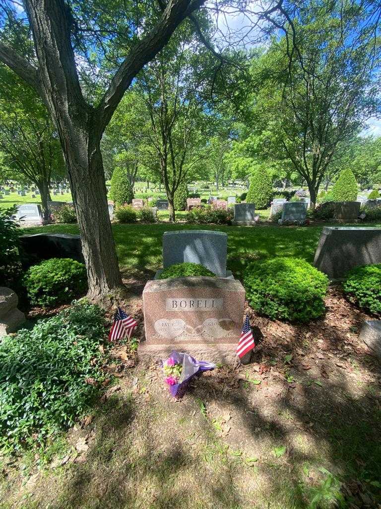 George A. Borell's grave. Photo 1