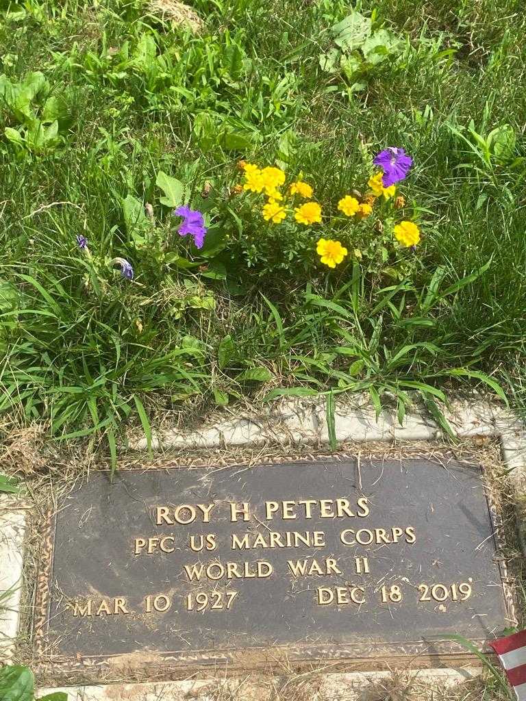 Roy H. Peters's grave. Photo 3