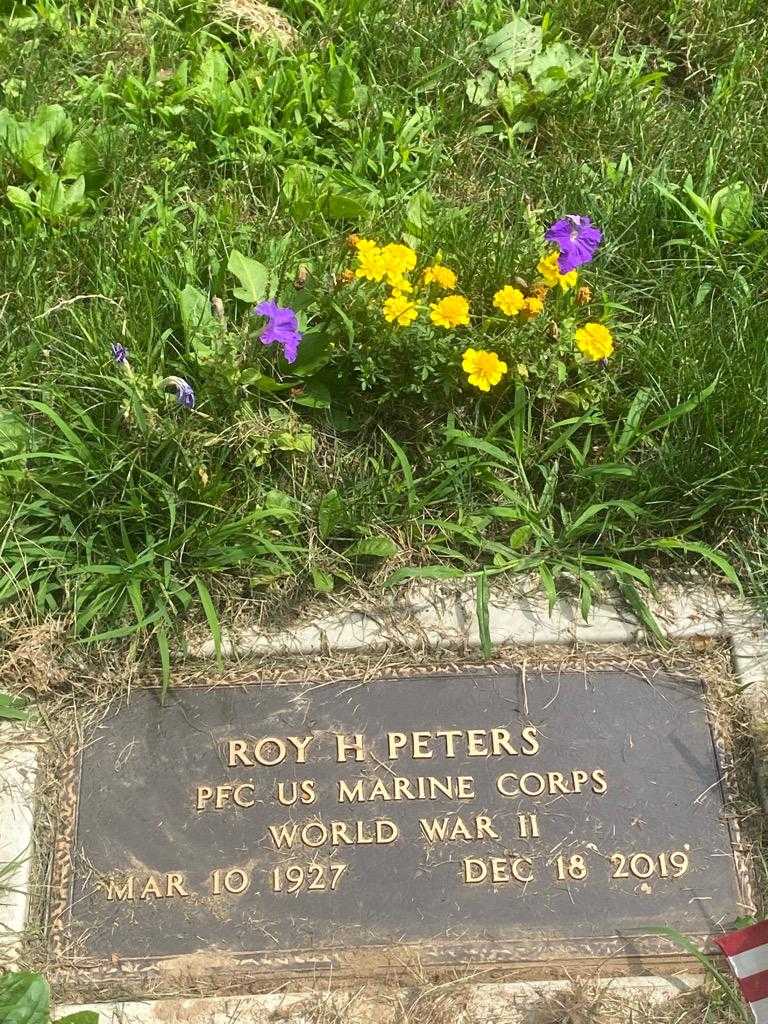 Roy H. Peters's grave. Photo 4