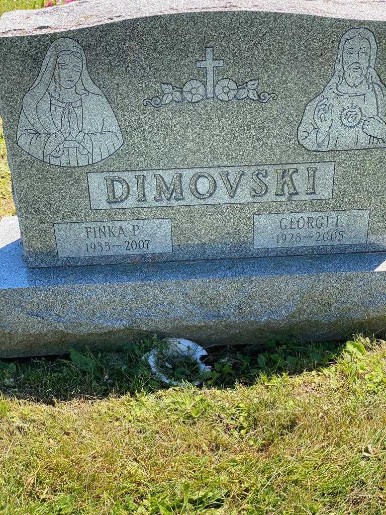 Finka P. Dimovski's grave. Photo 3