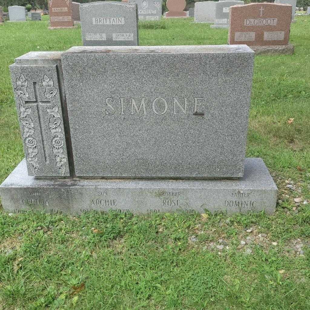 Dominic Simone's grave. Photo 2
