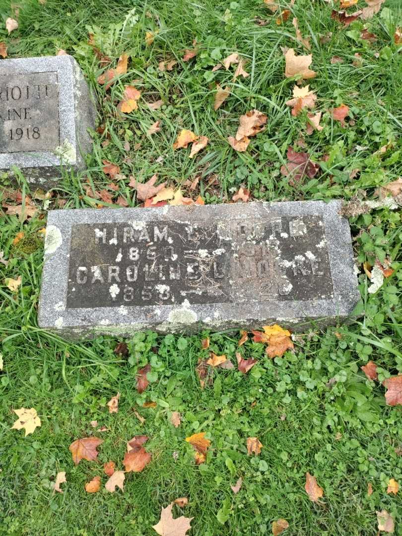 Hiram E. Moore's grave. Photo 2