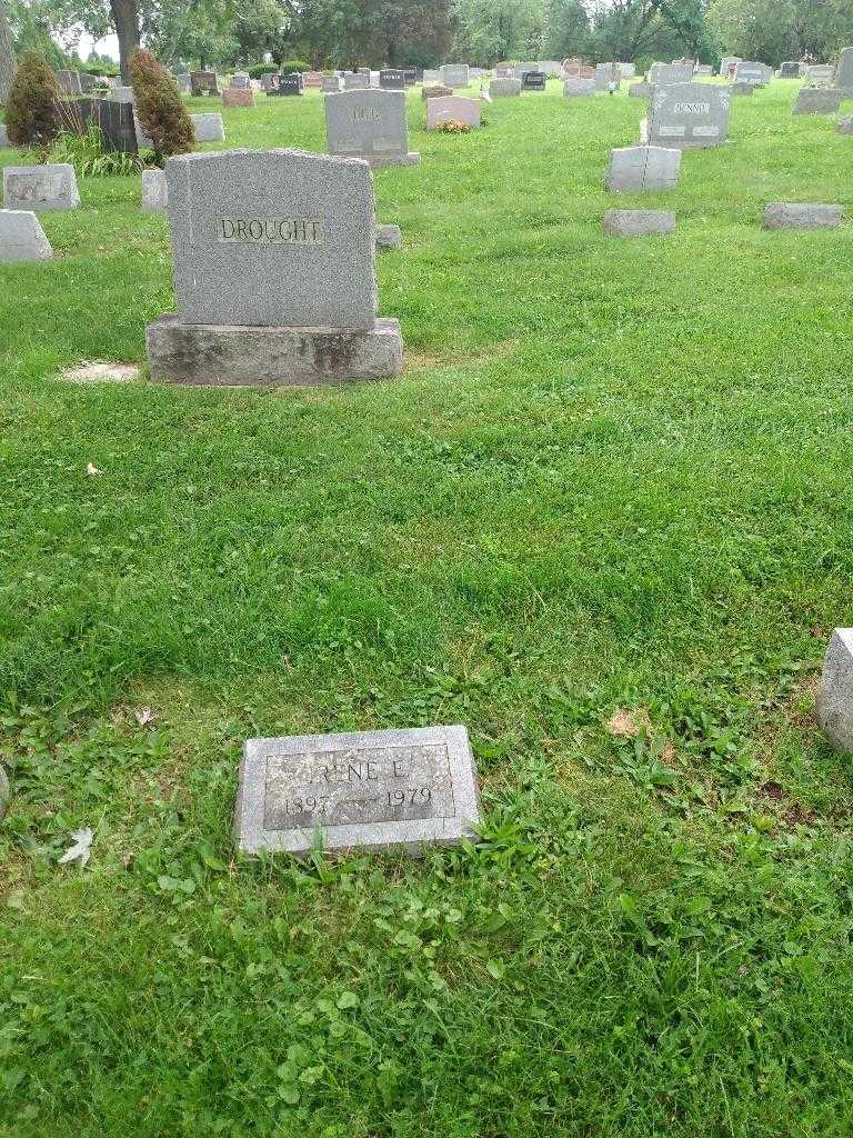 Irene E. Drought's grave. Photo 1