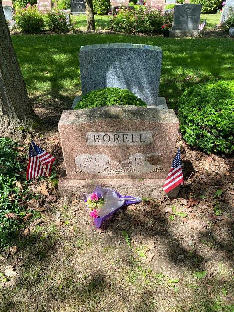 Fay C. Borell's grave. Photo 2