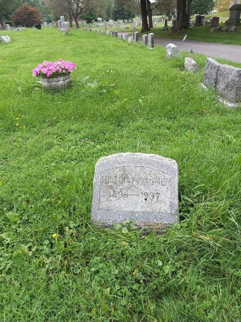 Milton F. Wagner's grave. Photo 1