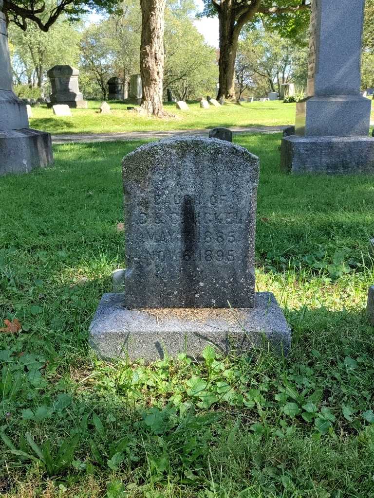 Elizabeth Nickel's grave. Photo 2