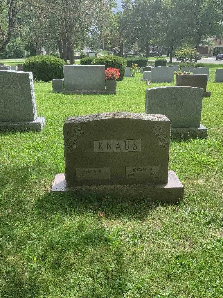 Howard B. Knaus's grave. Photo 4