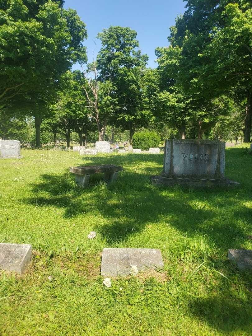 William Thomas Woese's grave. Photo 1