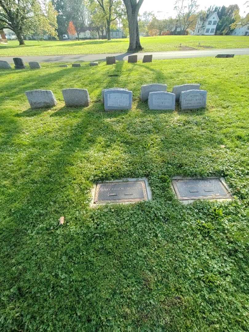 Albert J. "Jack" Erhard Junior's grave. Photo 5