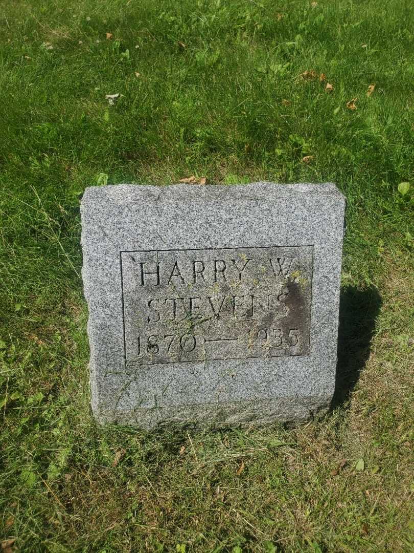 Harry William Stevens's grave. Photo 3