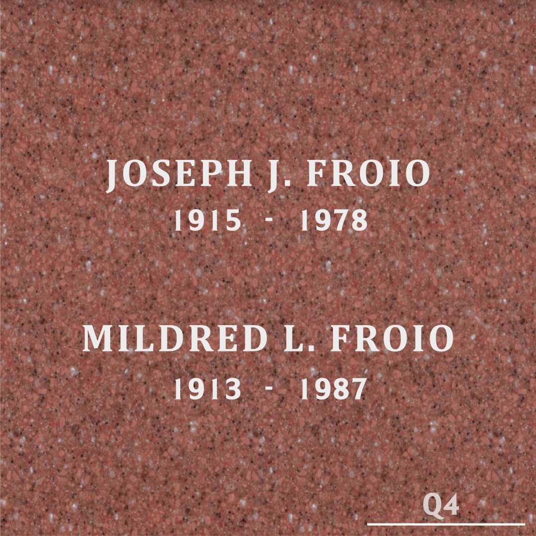 Mildred L. Froio's grave