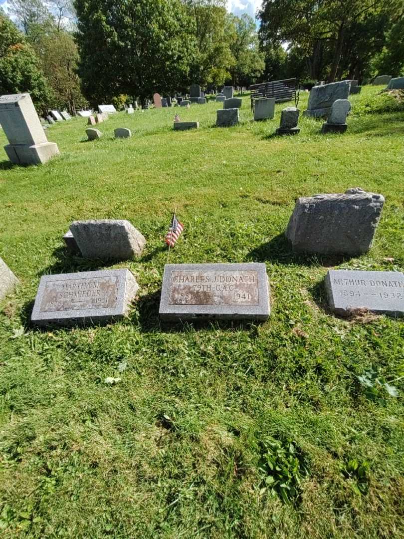 Charles J. Donath's grave. Photo 1
