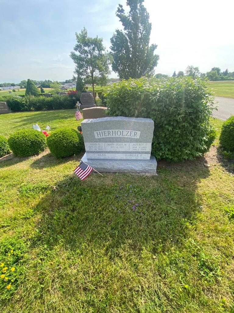 Mary Joan M. Hierholzer's grave. Photo 1